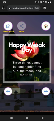 Happy Wesak Day 2024 Screenshot
