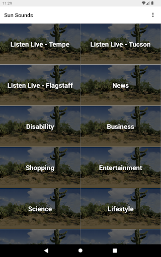 Sun Sounds Screen 3