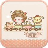 BeBe Train go launcher theme icon