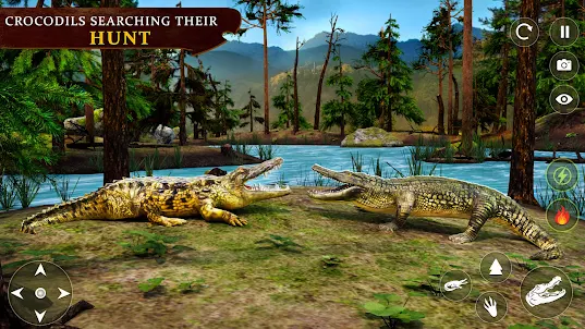 Animal Crocodile Sim 3D Games
