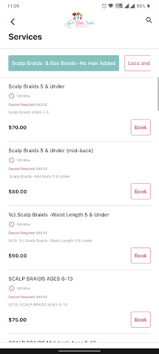 Just 4 Girls Salon Screen 3