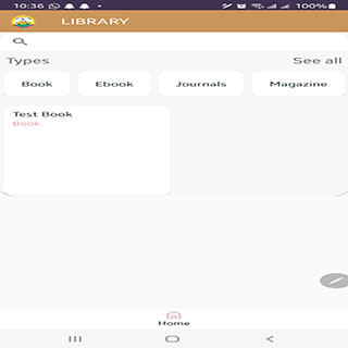 Android application NRM Book Reader screenshort