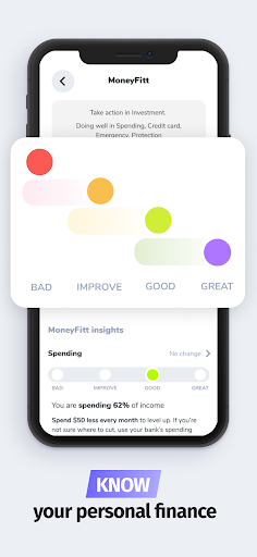 MoneyFitt Personal Finance App Screen 3