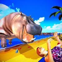 Hippo Simulator Hippo City  Beach Animal Attack