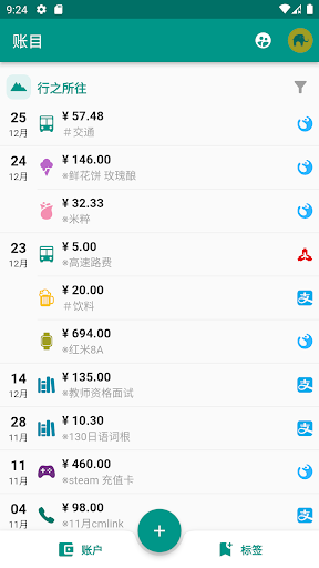 Ailurus~Functional Accounting Screen 2