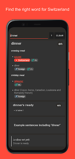 Suisse French Dictionary