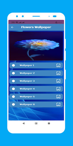 Android application Flowers Wallpaper screenshort