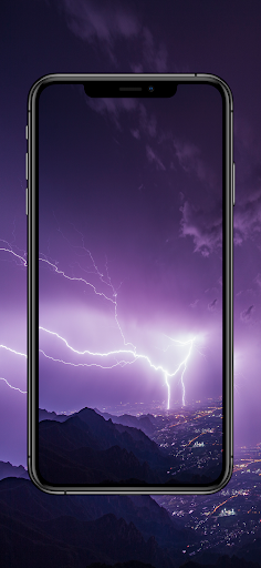 Android application Purple Wallpapers screenshort