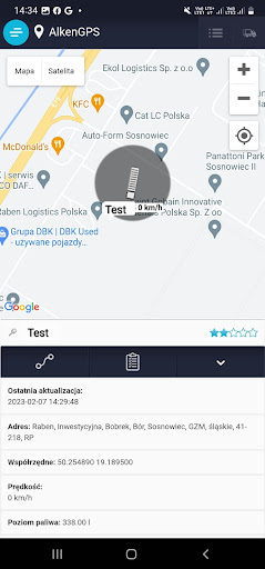 Alken GPS Screen 3
