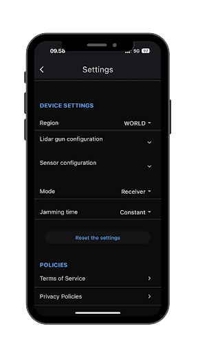 Blinder Connect Screen 2