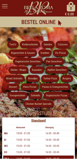 Android application Mijnbellaroma Officieel screenshort