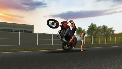 Moto Wheelie 3D poster 3