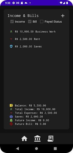Android application Life Finance | Vida Financeira screenshort