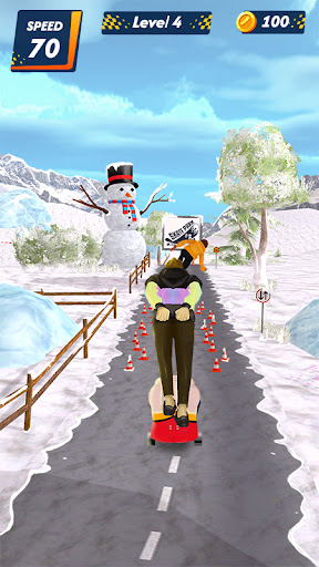 Downhill Racing: Hill Racer 3D Screenshot