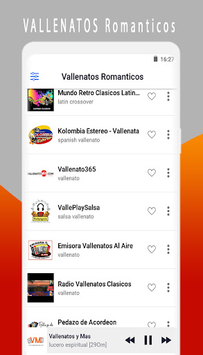 Vallenatos Romanticos Screen 2