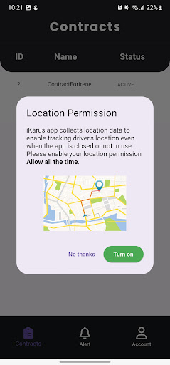 Ikarus Smart Logistic Screen 2