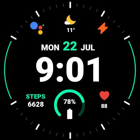 Night ver 20 - watch face screenshot 23