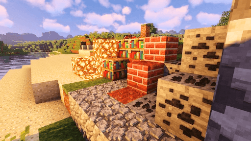 Android application Realistic Shaders Minecraft PE screenshort