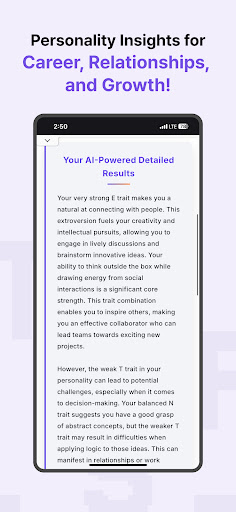 MBTI-Style Test with AI
