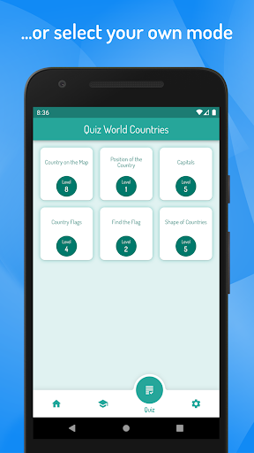 Screenshot of Quiz World Countries & Cities