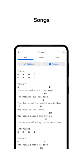 Android application Cadence screenshort