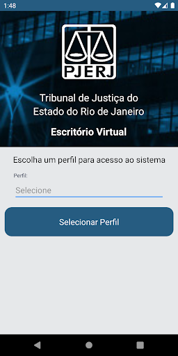Android application Escritório Virtual TJRJ HML screenshort
