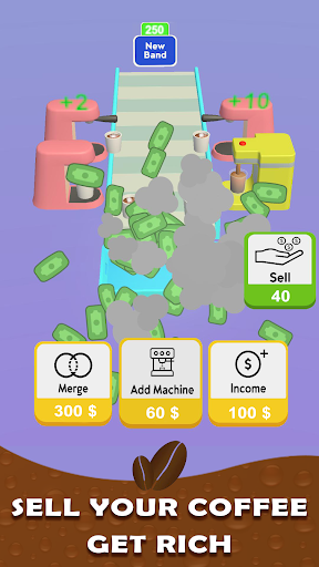 Coffee Factory - Clicker Idle Screen 2