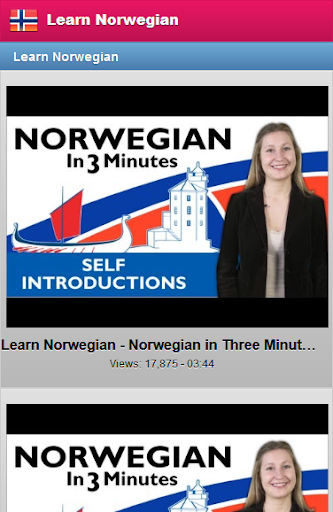 Learn Norwegian Screen 2