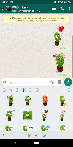 Cactus Stickers for WhatsApp Screen 3