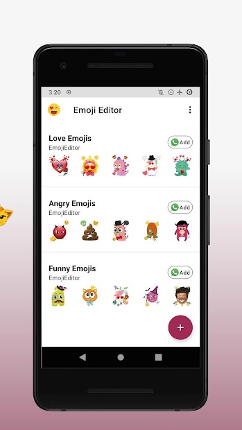 Screenshot 3 Emoji Sticker Editor android