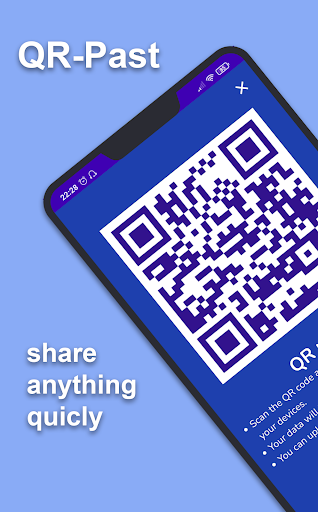 Android application Qr Past screenshort