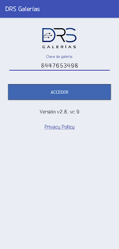 Android application DRS Galerías screenshort