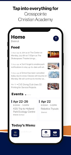 Android application Crosspointe Christian Academy screenshort