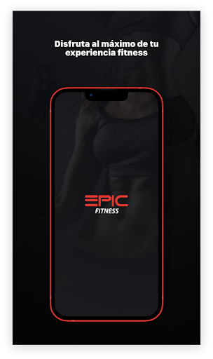 Android application EPIC FITNESS screenshort