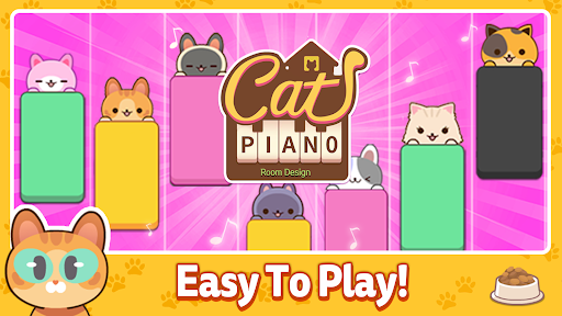 Piano Cat Tiles - Room Design  screenshots 1