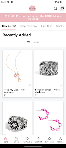 Android application Pretty Little Things Boutique screenshort