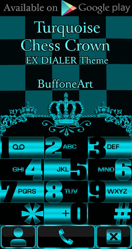 Turquoise Chess Crown 3D Next Screen 3