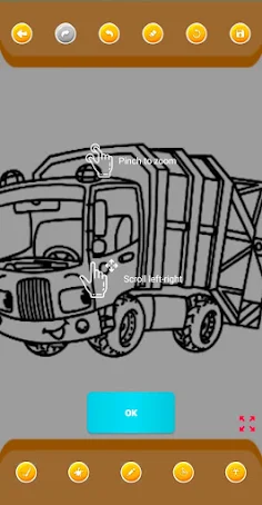 The cartoon car coloring book - Screenshot 3