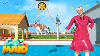 Cat and maid 3 :prank cat game - Screenshot 1