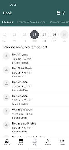 Hot Yoga Queensbury Screenshot 2 - AppWisp.com