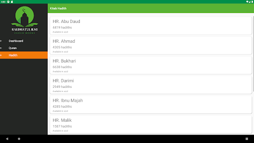 Raudhah Complete Hadis Quran