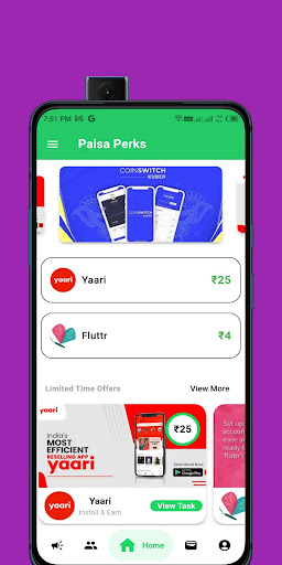 Paisa Perks Screen 2