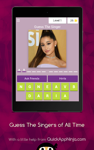 Guess The Singers of All Time