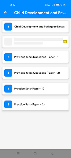 CTET Notes, PYQs Practice Sets Screen 2