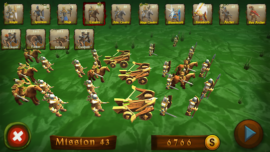 Battle Simulator: Knights vs D 3