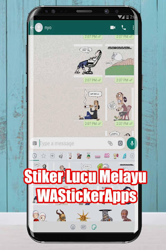 Stiker Lucu Melayu StickerApps Screen 3