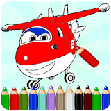 How To Color super wings icon
