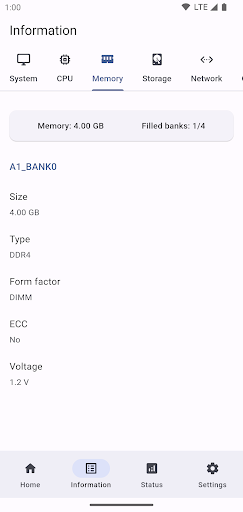 My Server Status Screen 3