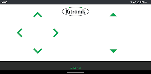 Android application Kitronik Bluetooth Control screenshort