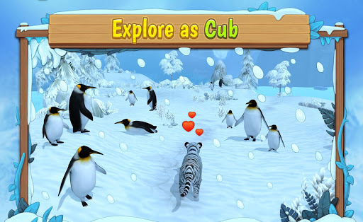 Télécharger White Tiger Family Sim Online - Animal Simulator APK MOD (Astuce) screenshots 4